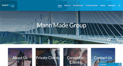 Desktop Screenshot of mannmadegroup.com